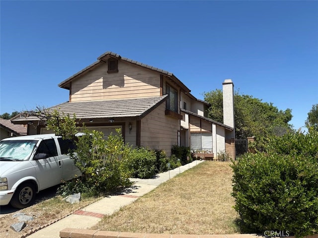 2598 Highgate Ct, Chino Hills, CA 91709 - view of home's exterior with a chimney