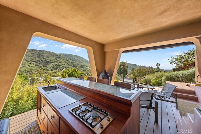 1372 Morningside Dr, Laguna Beach, CA 92651 - deck with a mountain view