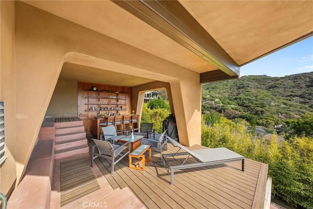 1372 Morningside Dr, Laguna Beach, CA 92651 - view of wooden deck