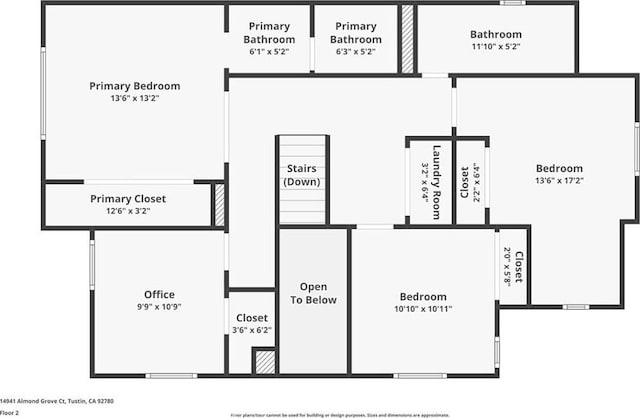 14941 Almond Grove Ct, Tustin, CA 92780 - view of property floor plan