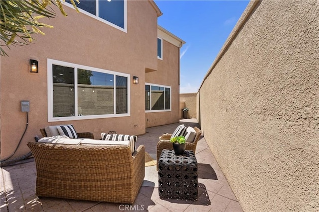 14941 Almond Grove Ct, Tustin, CA 92780 - view of patio / terrace with an outdoor hangout area