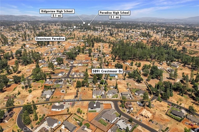 5891 Crestmoor Dr, Paradise, CA 95969 - map of property location