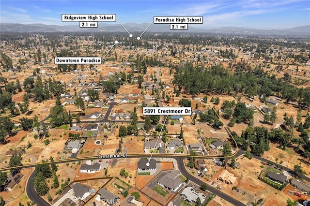 5891 Crestmoor Dr, Paradise, CA 95969 - aerial view of property's location