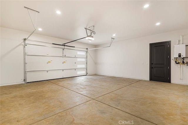 5891 Crestmoor Dr, Paradise, CA 95969 - garage with a garage door opener and recessed lighting