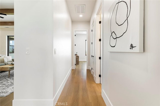 5891 Crestmoor Dr, Paradise, CA 95969 - corridor with light wood finished floors and recessed lighting