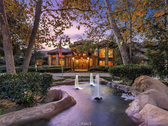 11485 Awenita Ct, Chatsworth, CA 91311 - view of community featuring a garden pond