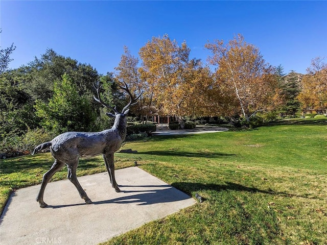 11485 Awenita Ct, Chatsworth, CA 91311 - view of home's community with a yard