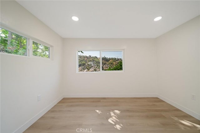 4365 Oneill St, Los Angeles, CA 90032 - spare room with recessed lighting and light wood-type flooring