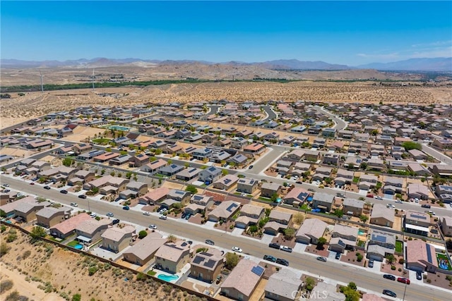 16767 Desert Lily St, Victorville, CA 92394 - aerial view of property's location featuring mountains and nearby suburban area