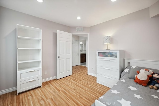 301 W Loraine St Unit 3, Glendale, CA 91202 - bedroom with light wood finished floors and recessed lighting