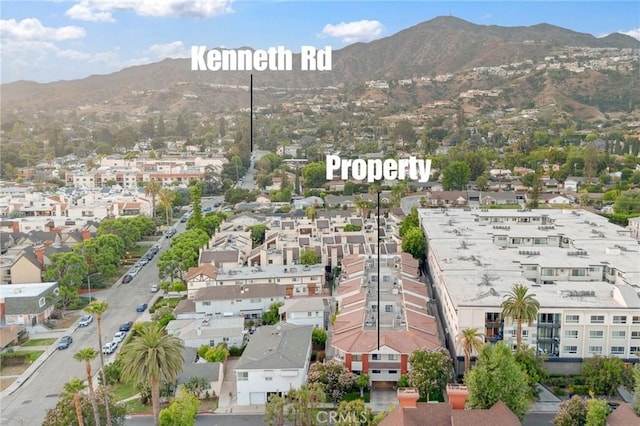301 W Loraine St Unit 3, Glendale, CA 91202 - aerial perspective of suburban area with mountains