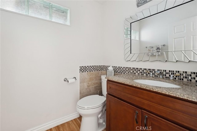 301 W Loraine St Unit 3, Glendale, CA 91202 - bathroom featuring vanity, tile walls, and wood finished floors