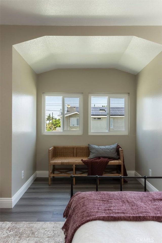 2306 255th St, Lomita, CA 90717 - bedroom featuring vaulted ceiling and wood finished floors
