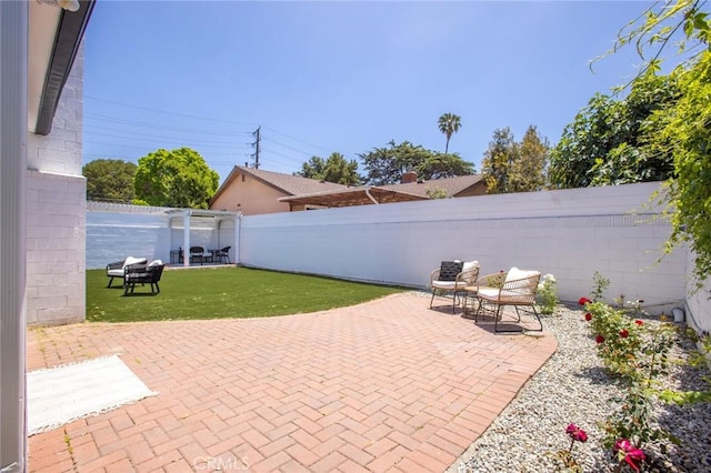 2306 255th St, Lomita, CA 90717 - fenced backyard featuring a patio area