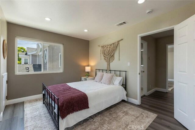 2306 255th St, Lomita, CA 90717 - bedroom with wood finished floors and recessed lighting