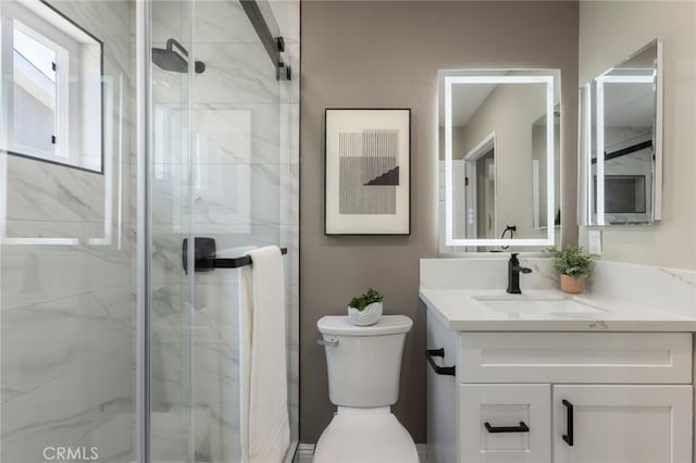 2306 255th St, Lomita, CA 90717 - bathroom with vanity and a marble finish shower