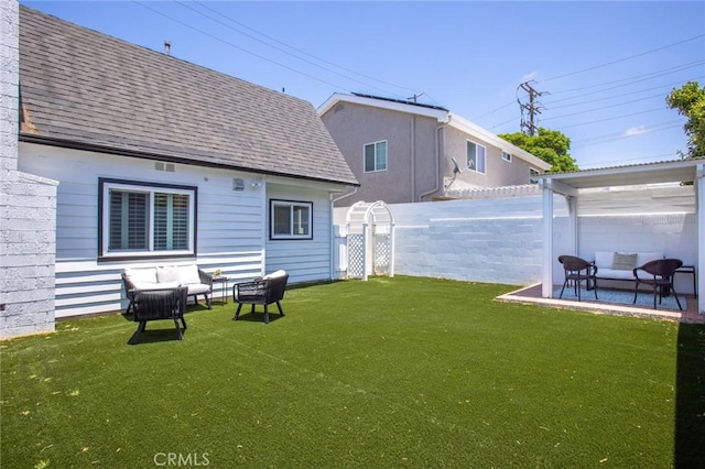 2306 255th St, Lomita, CA 90717 - view of yard featuring outdoor lounge area and a patio