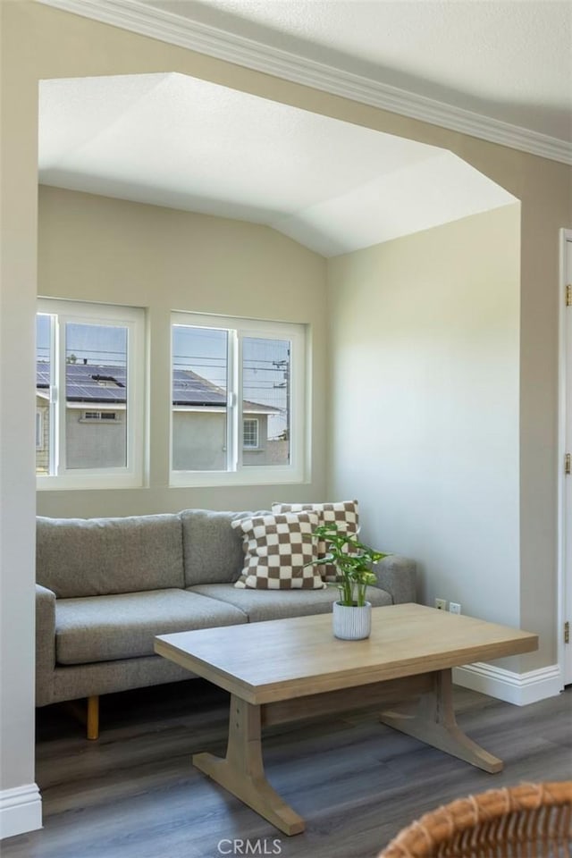 2306 255th St, Lomita, CA 90717 - living room with wood finished floors and crown molding