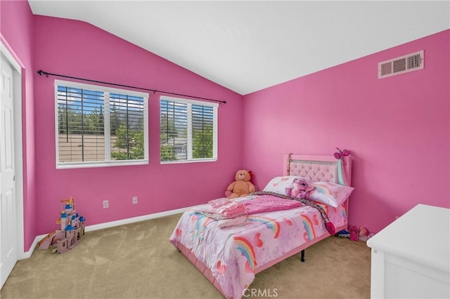10850 Cameron Ct, Corona, CA 92883 - bedroom with carpet flooring, lofted ceiling, and a closet