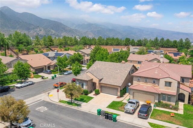 10850 Cameron Ct, Corona, CA 92883 - aerial view of residential area featuring a mountainous background