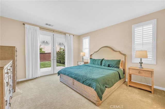 10850 Cameron Ct, Corona, CA 92883 - bedroom with access to outside and light colored carpet