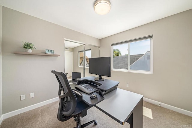 4507 Carnaby Ct, Carlsbad, CA 92010 - office area with baseboards and carpet floors
