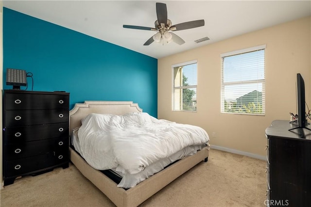 4271 Horvath St Unit 103, Corona, CA 92883 - bedroom featuring light colored carpet and ceiling fan