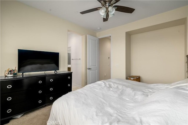 4271 Horvath St Unit 103, Corona, CA 92883 - bedroom with light carpet and ceiling fan