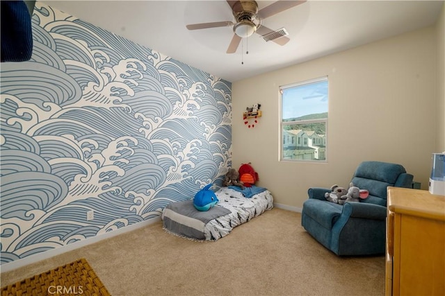 4271 Horvath St Unit 103, Corona, CA 92883 - bedroom featuring carpet and ceiling fan