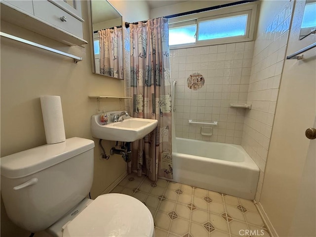 1836 E Walnut Crk, West Covina, CA 91791 - full bath featuring shower / tub combo and tile patterned flooring