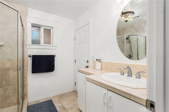 3130 Shady Grove Ct, Chico, CA 95973 - full bathroom featuring vanity and a stall shower