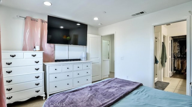 17554 Waterfall Ct, Fountain Valley, CA 92708 - bedroom featuring recessed lighting and light tile patterned floors