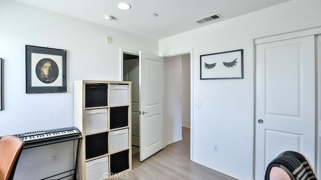 17554 Waterfall Ct, Fountain Valley, CA 92708 - unfurnished bedroom featuring light wood-style floors and a closet