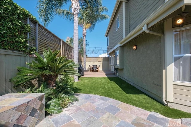 2017 Curtis Ave Unit B, Redondo Beach, CA 90278 - fenced backyard featuring a patio