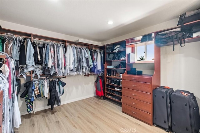 2017 Curtis Ave Unit B, Redondo Beach, CA 90278 - spacious closet featuring light wood-style floors