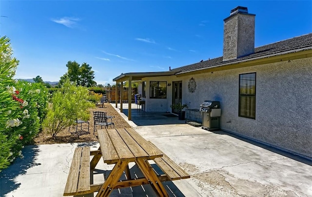 15381 Otomian Rd, Apple Valley, CA 92307 - view of patio / terrace featuring outdoor dining space and area for grilling