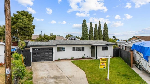 5243 Tara Pl, San Diego, CA 92117 - ranch-style house featuring an attached garage, driveway, and stucco siding