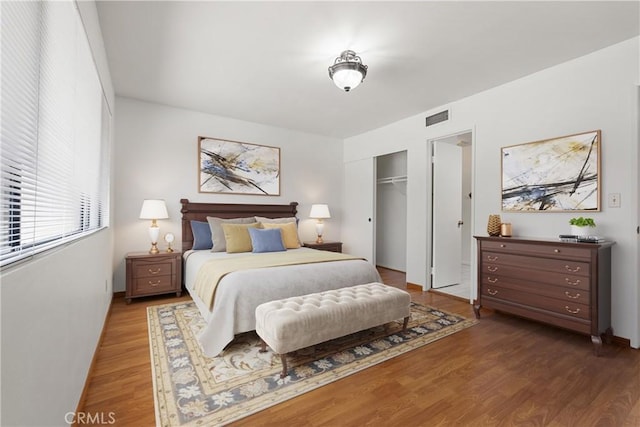 7137 Shoup Ave Unit 39, West Hills, CA 91307 - bedroom with wood finished floors and a closet