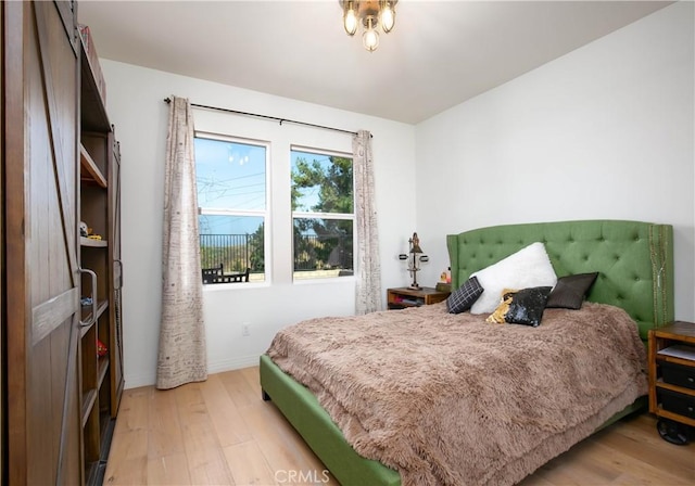 19680 Griffith Dr, Saugus, CA 91350 - bedroom featuring light wood-type flooring