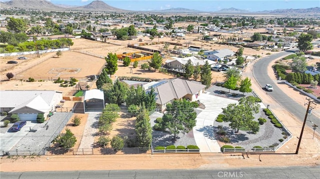 14908 Dakota Rd, Apple Valley, CA 92307 - aerial perspective of suburban area with a mountain backdrop