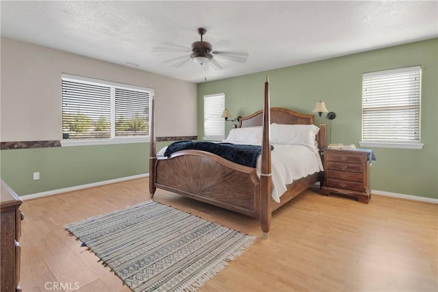 14908 Dakota Rd, Apple Valley, CA 92307 - bedroom with wood finished floors and ceiling fan
