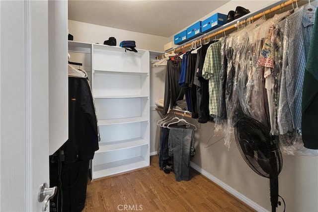 14908 Dakota Rd, Apple Valley, CA 92307 - spacious closet with wood finished floors