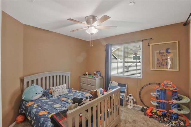 32124 Evening Primrose Trl, Campo, CA 91906 - bedroom with carpet floors and ceiling fan