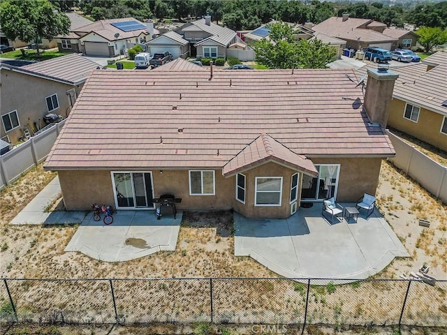 32124 Evening Primrose Trl, Campo, CA 91906 - rear view of house featuring a patio area, stucco siding, a residential view, and a fenced backyard