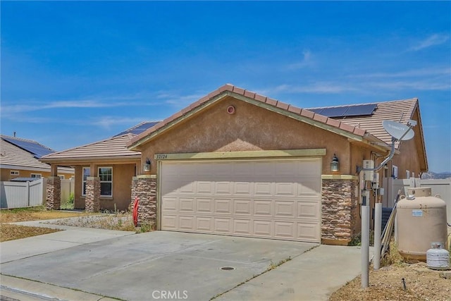 32124 Evening Primrose Trl, Campo, CA 91906 - ranch-style home featuring stone siding, a garage, and concrete driveway