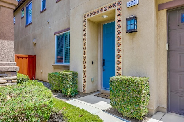 373 W Pebble Creek Ln, Orange, CA 92865 - property entrance with stucco siding