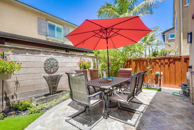 373 W Pebble Creek Ln, Orange, CA 92865 - fenced backyard with outdoor dining area and a patio