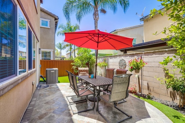 373 W Pebble Creek Ln, Orange, CA 92865 - fenced backyard featuring outdoor dining space and a patio