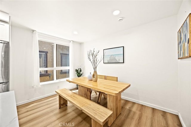 828 N Garfield Ave Unit C, Alhambra, CA 91801 - dining space featuring light wood finished floors and recessed lighting