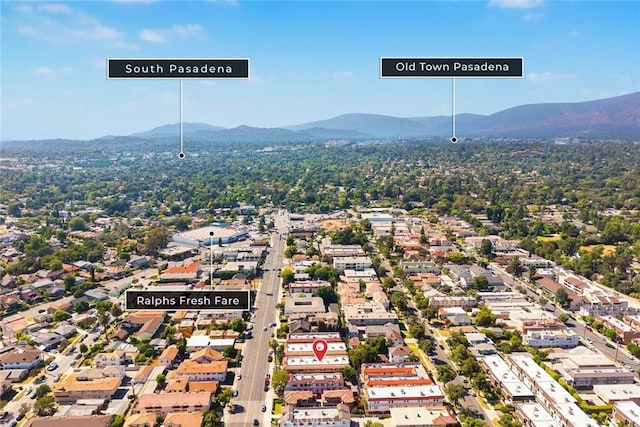828 N Garfield Ave Unit C, Alhambra, CA 91801 - bird's eye view of a mountainous background